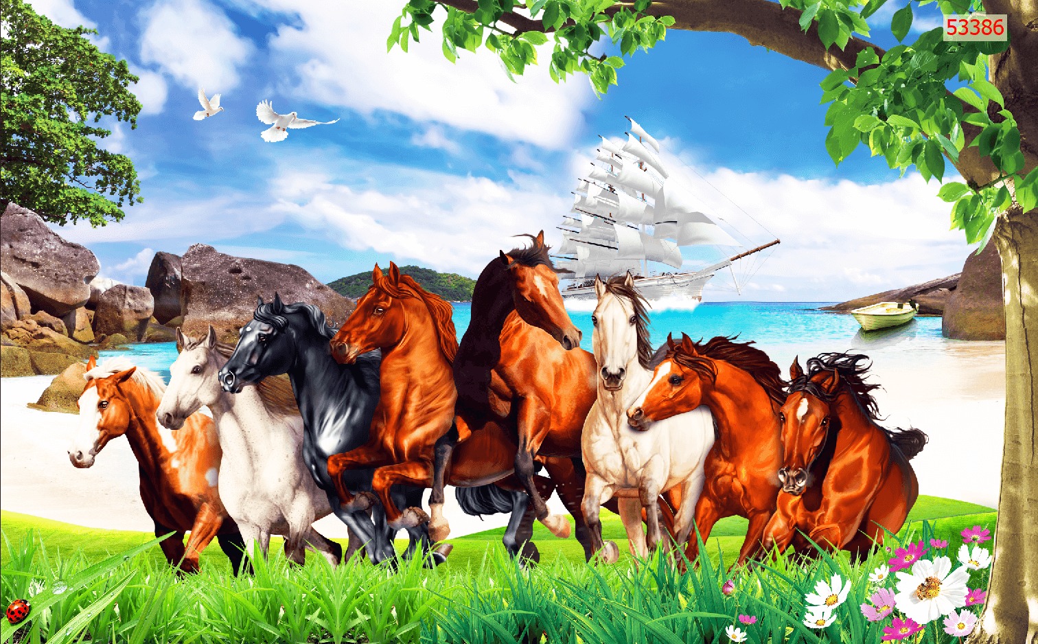 Bức tranh 'Mã đáo thành công' có hàm ý đặc biệt, được đúc rút từ những chiêm nghiệm thâm thúy của tổ tiên.