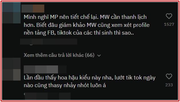 Hoa hậu Mai Phương bị chỉ trích vì ngậm kẹo mút nhảy nhót tưng bừng - Ảnh 1