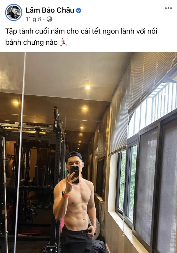 Lệ Quyên phản ứng bất ngờ khi tình trẻ Lâm Bão Châu đăng ảnh khoe 6 múi