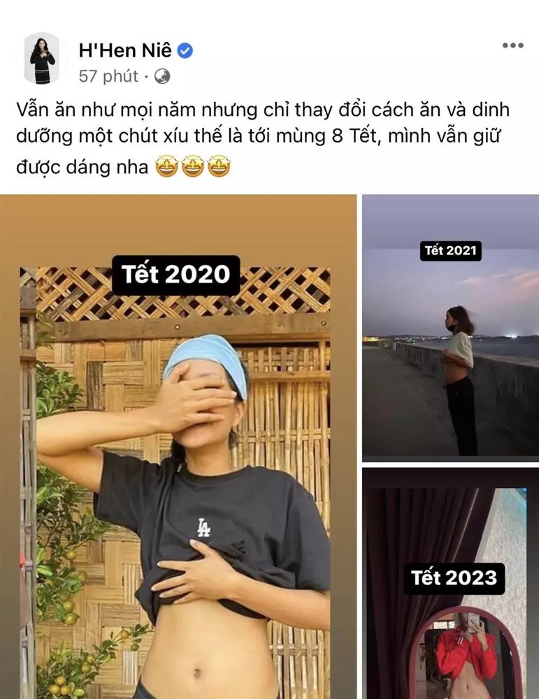 H'Hen Niê khiến dân tình nể phục khi hào hứng khoe sự thay đổi của bản thân qua 3 mùa Tết - Ảnh 1 H'Hen Niê khiến dân tình nể phục khi hào hứng khoe sự thay đổi của bản thân qua 3 mùa Tết - Ảnh 1