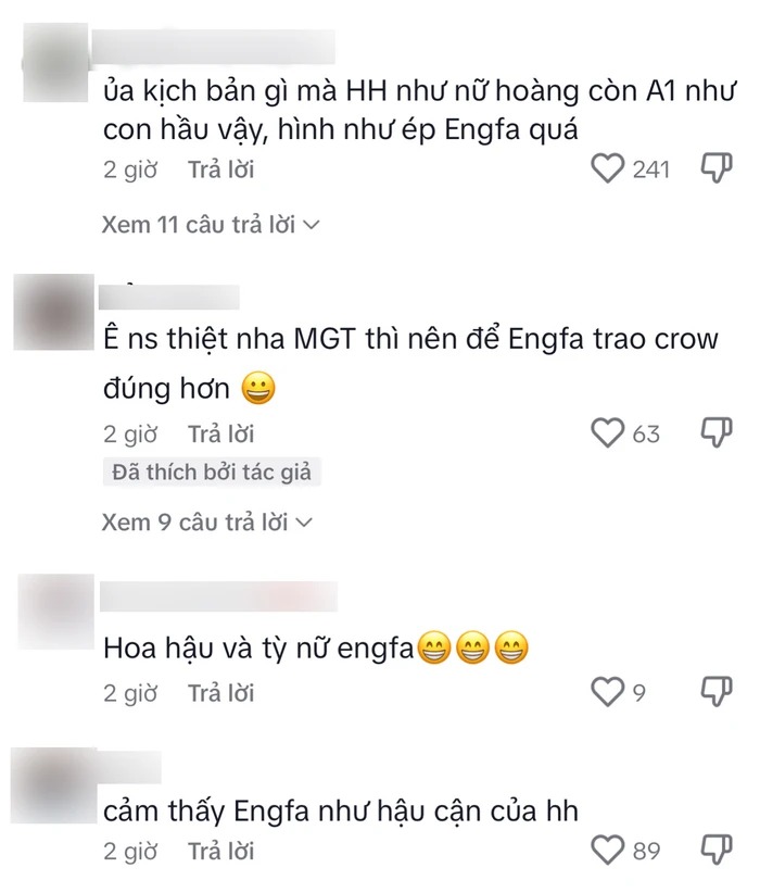 Để 'gà cưng' Engfa Waraha xuất hiện như 'tỳ nữ' bên cạnh Miss Grand 2022, dì Na khiến fan phẫn nộ 3 Để 'gà cưng' Engfa Waraha xuất hiện như 'tỳ nữ' bên cạnh Miss Grand 2022, dì Na khiến fan phẫn nộ 3