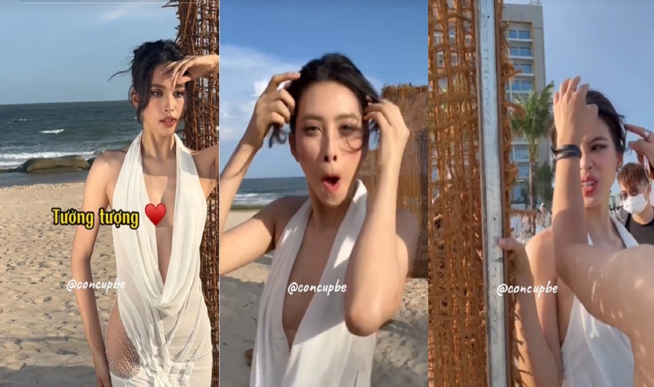 Hoa hậu Tiểu Vy lộ clip hậu trường tại show Rhythm by Do Long, thần gió cũng phát hờn với nhan sắc này 1 Hoa hậu Tiểu Vy lộ clip hậu trường tại show Rhythm by Do Long, thần gió cũng phát hờn với nhan sắc này 1
