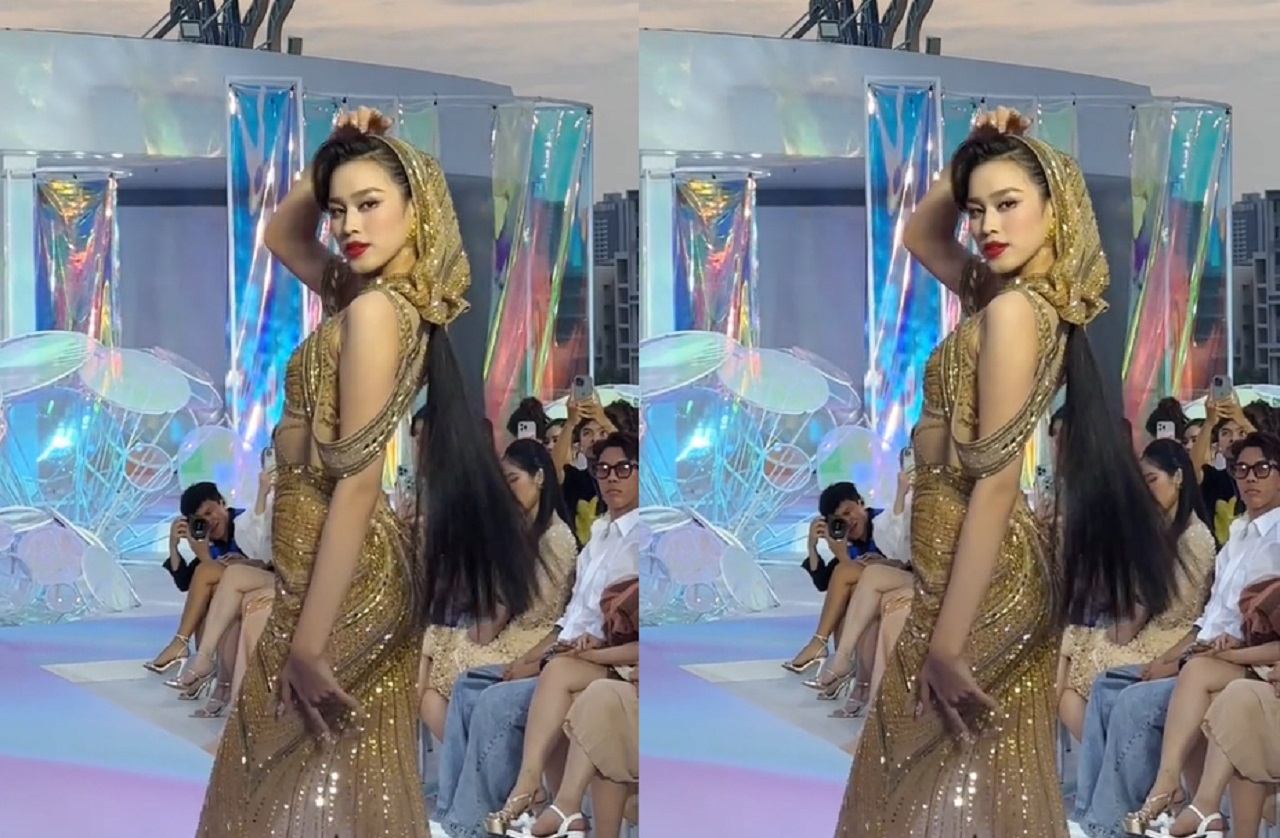 Vừa từ Trường Sa trở về, Hoa hậu Đỗ Hà lại khiến fan 'u mê không lối thoát' với nhan sắc như 1 nữ thần - Ảnh 1