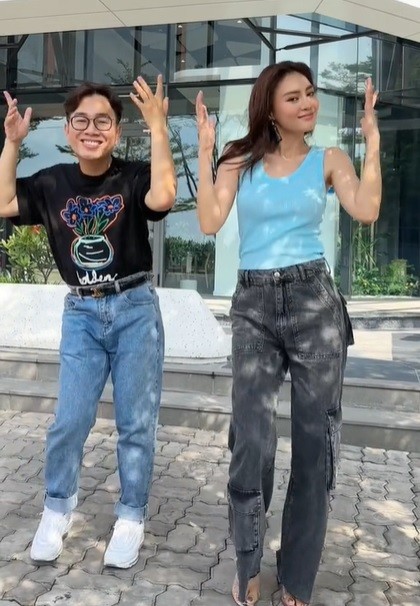S.T Sơn Thạch bị cho 'ra rìa', Ninh Dương Lan Ngọc đu trend cùng trai lạ, danh tính khiến nhiều người tò mò - Ảnh 2