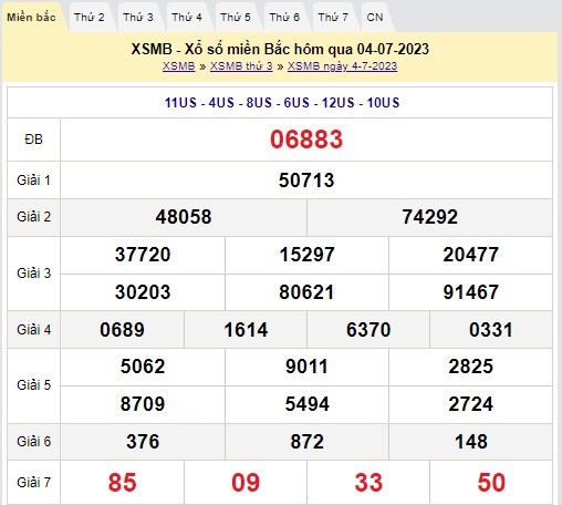 XSMB 6/7 - Kết quả xổ số miền Bắc thứ 5 ngày 6/7/2023 - Ảnh 2 XSMB 6/7 - Kết quả xổ số miền Bắc thứ 5 ngày 6/7/2023 - Ảnh 2