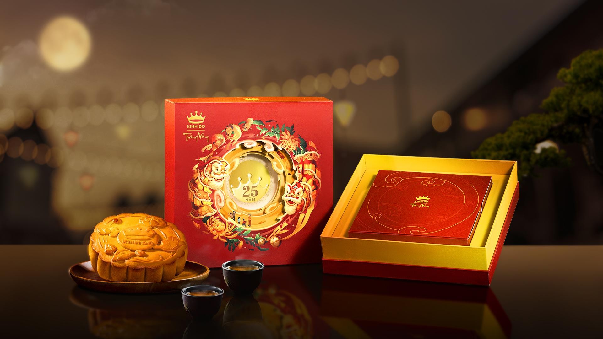 Phiên bản đặc biệt kỷ niệm 25 năm thương hiệu bánh Trung thu Kinh Đô Phiên bản đặc biệt kỷ niệm 25 năm thương hiệu bánh Trung thu Kinh Đô