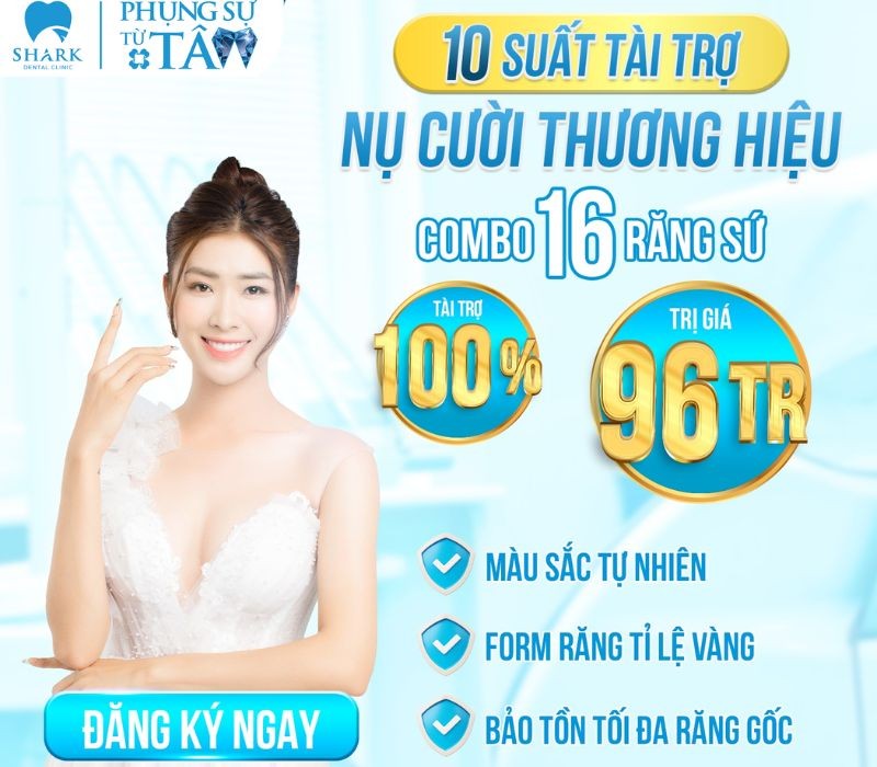 Chương trình ưu đãi khủng tại fanpage Nha Khoa Shark Chương trình ưu đãi khủng tại fanpage Nha Khoa Shark