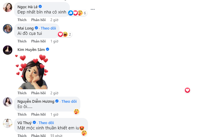 Nhiều bạn bè, đồng nghiệp và khán giả để lại bình luận dưới bài đăng của Phương Oanh. Ảnh: Chụp màn hình Nhiều bạn bè, đồng nghiệp và khán giả để lại bình luận dưới bài đăng của Phương Oanh. Ảnh: Chụp màn hình