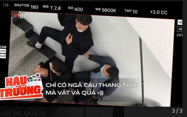 Đoạn clip: Thùy Dương ra tay, đẩy Lã Thanh Huyền ngã cầu thang gãy cổ 