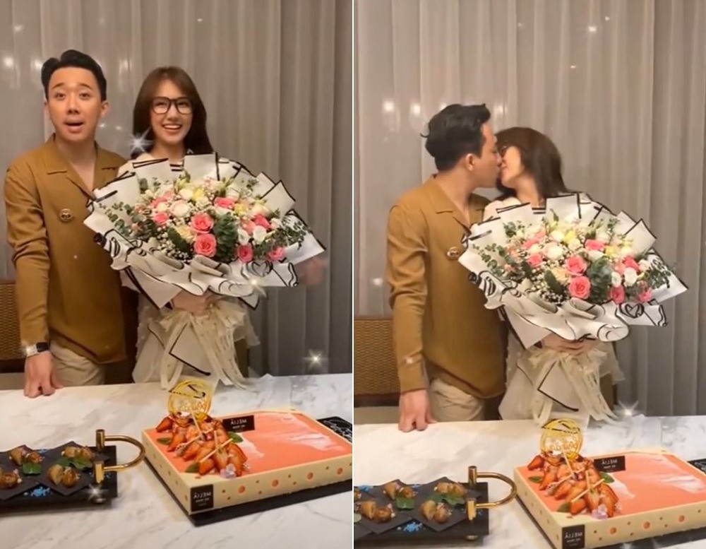 Nụ hôn nồng cháy của Trấn Thành không cứu nổi việc netizen soi Hari Won mới 'đập đi xây lại' 