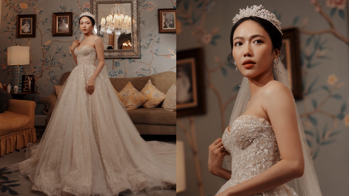 Diệu Nhi xinh đẹp khi khoác lên mình bộ váy cưới (Ảnh: Internet)