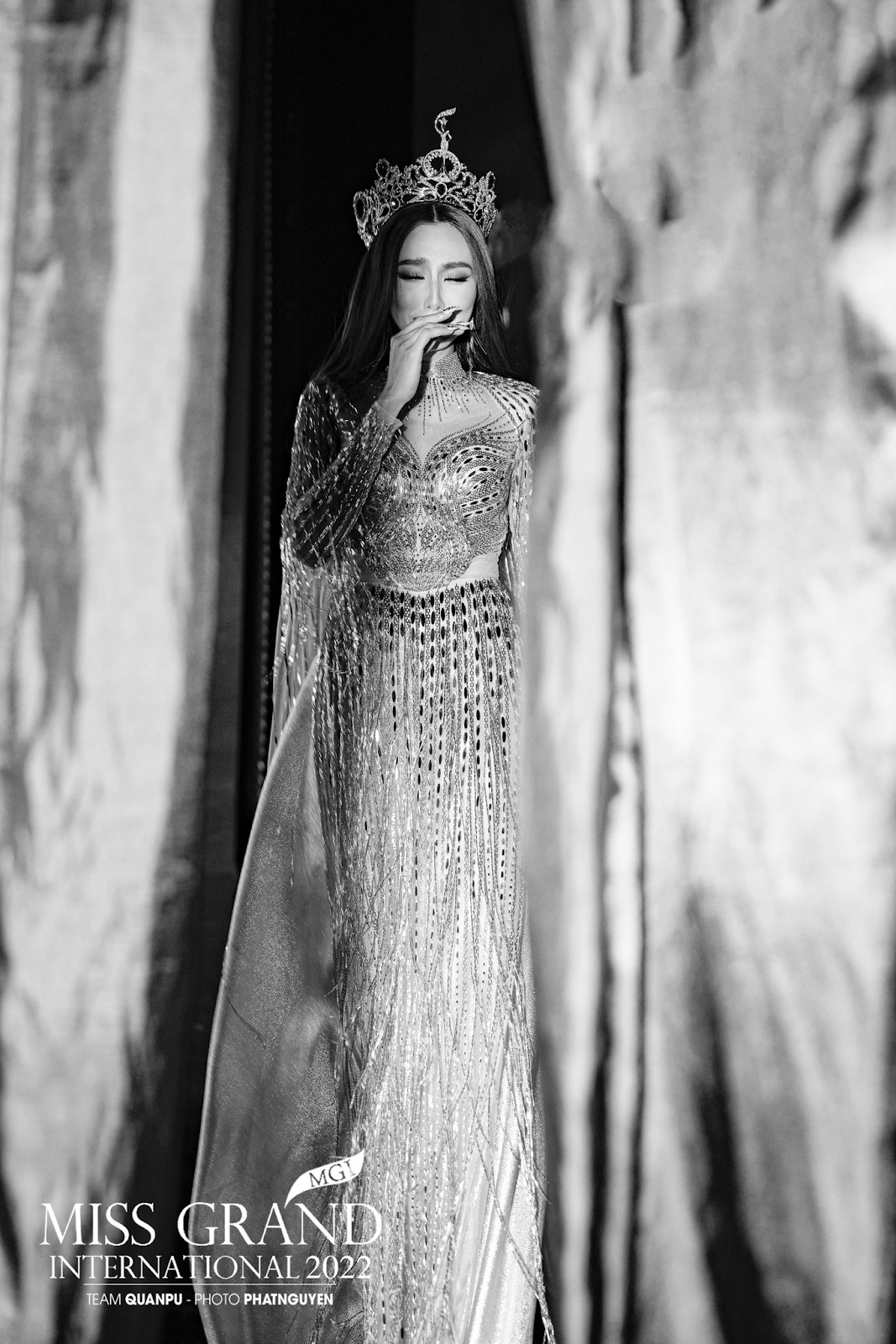 Khoảnh khắc final walk của Thùy Tiên (Ảnh: BTC)