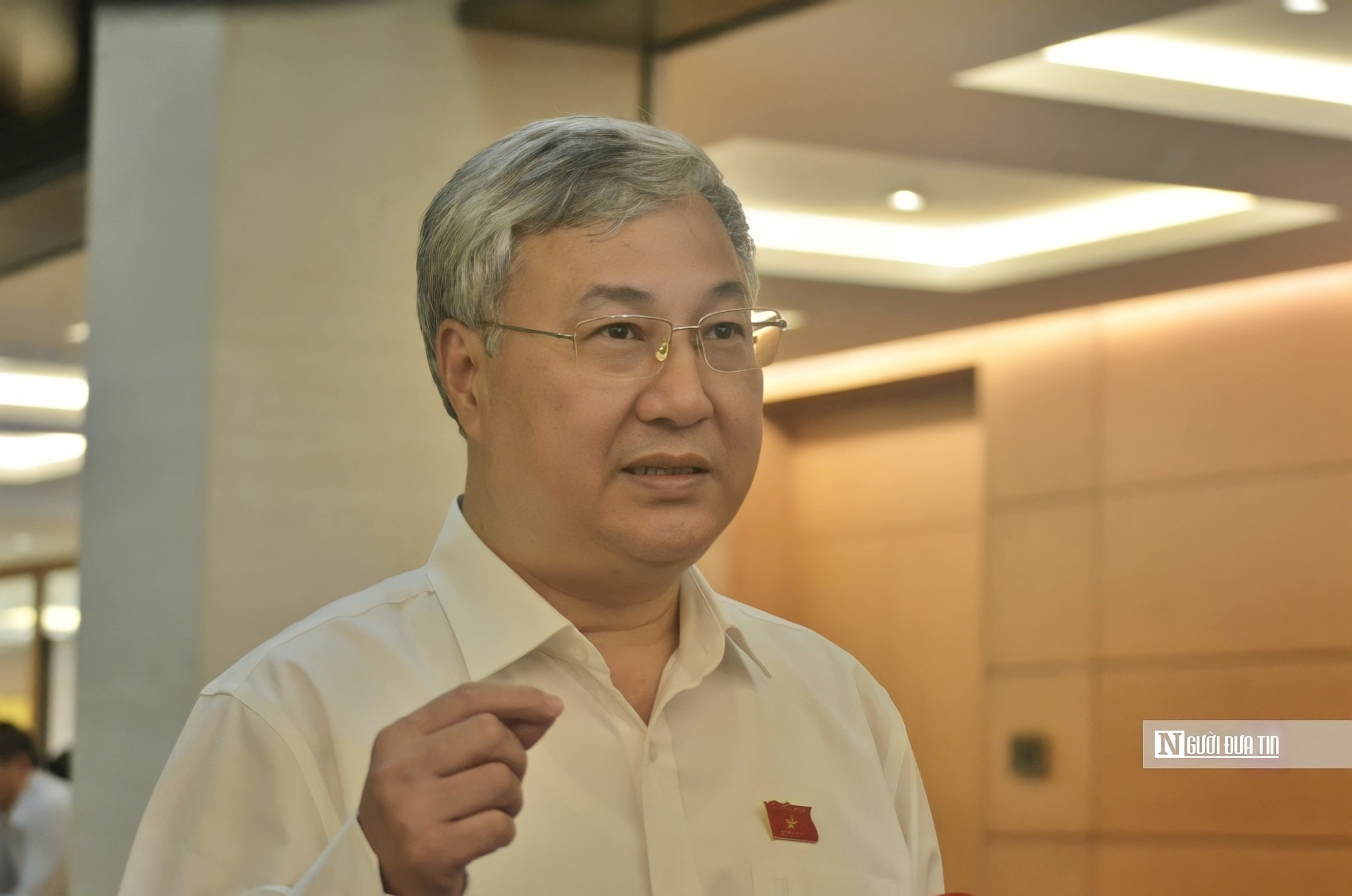 Đại biểu Quốc hội Trần Văn Lâm, Ủy viên thường trực Ủy ban Tài chính - Ngân sách (Ảnh: Hoàng Bích).