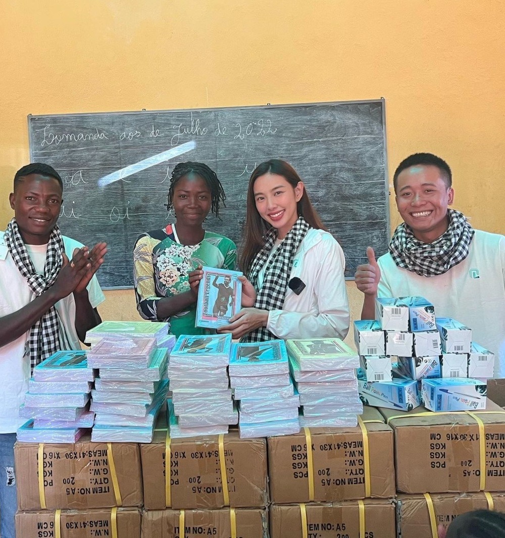 Thời gian tới, Thùy Tiên - Quang Linh hứa hẹn sẽ có nhiều dự án thiện nguyện chung với nhau (Ảnh: FBNV)