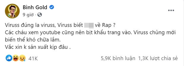 ViruSs bị Phí Phương Anh và Binh Gold phản ứng khi nhận xét sản phẩm Âm nhạc của mình (Ảnh: Chụp màn hình) ViruSs bị Phí Phương Anh và Binh Gold phản ứng khi nhận xét sản phẩm Âm nhạc của mình (Ảnh: Chụp màn hình)