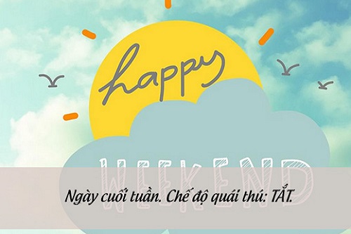 STT cuối tuần một mình