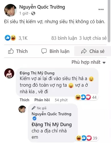 Màn tương tác của Quốc Trường - Midu khiến nhiều người chú ý (Ảnh: Chụp màn hình) Màn tương tác của Quốc Trường - Midu khiến nhiều người chú ý (Ảnh: Chụp màn hình)