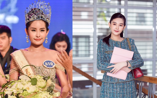 Lê Âu Ngân Anh thời điểm mới đăng quang và hiện tại (Ảnh: Internet) Lê Âu Ngân Anh thời điểm mới đăng quang và hiện tại (Ảnh: Internet)