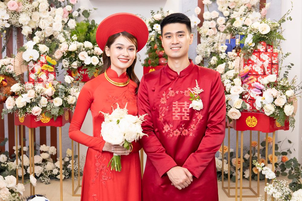 Thuỳ Dung và ông xã được nhận xét xứng đôi vừa lứa (Ảnh: Internet)