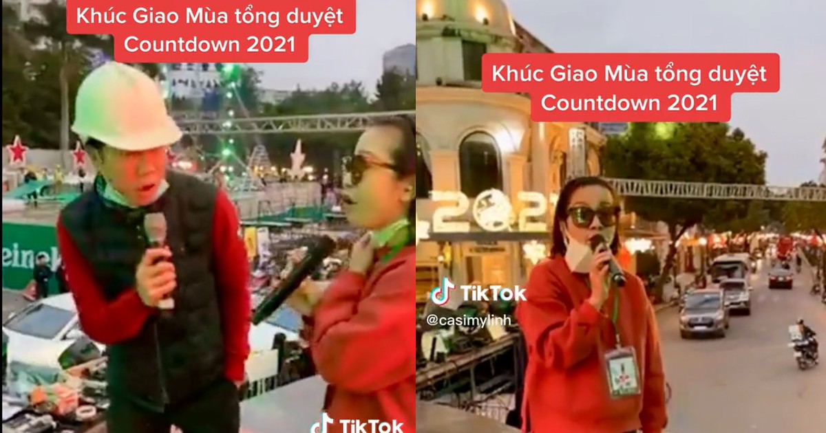Màn song ca của Hồ Hoài Anh - diva Mỹ Linh vào năm 2021 (Ảnh: Chụp màn hình)