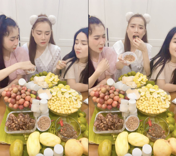 Nhã Phương có sở thích ăn đồ chua (Ảnh: Chụp màn hình) Nhã Phương có sở thích ăn đồ chua (Ảnh: Chụp màn hình)