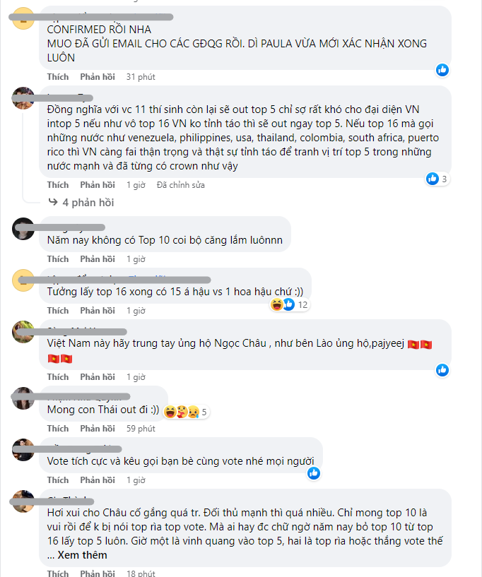 CDM bày tỏ sự bất ngờ trước sự thay đổi phút chót của Miss Universe 2022 (Ảnh: Chụp màn hình) CDM bày tỏ sự bất ngờ trước sự thay đổi phút chót của Miss Universe 2022 (Ảnh: Chụp màn hình)