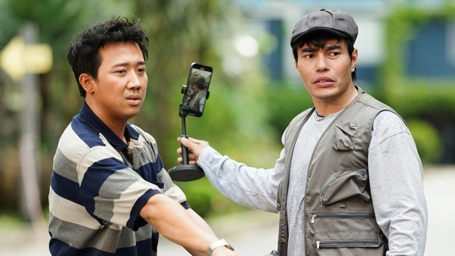 Trấn Thành - Lê Dương Bảo Lâm trong phim Nhà bà Nữ (Ảnh: FBNV)