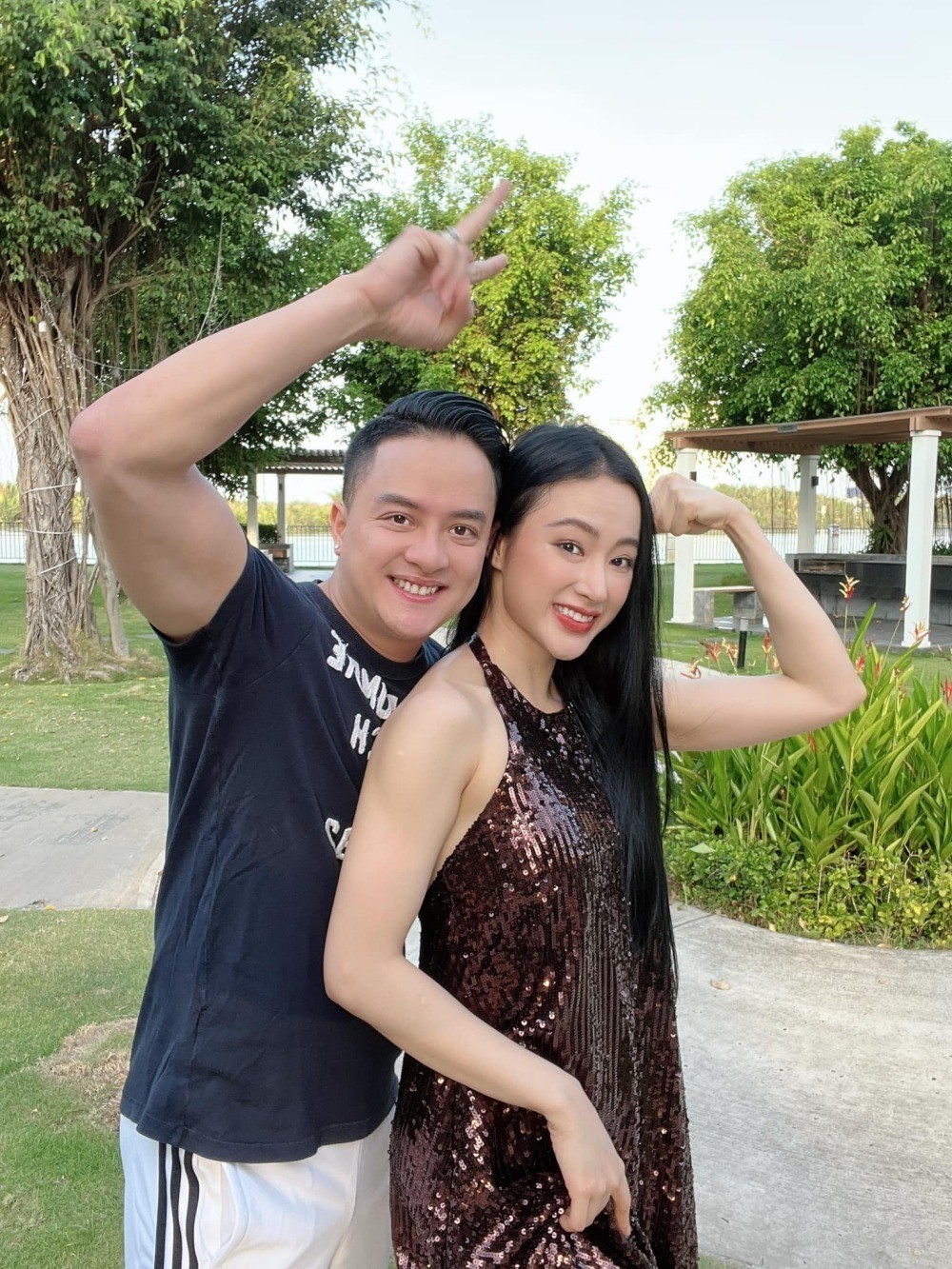 Cao Thái Sơn - Angela Phương Trinh từng có quãng thời gian hạnh phúc bên nhau (Ảnh: FBNV)