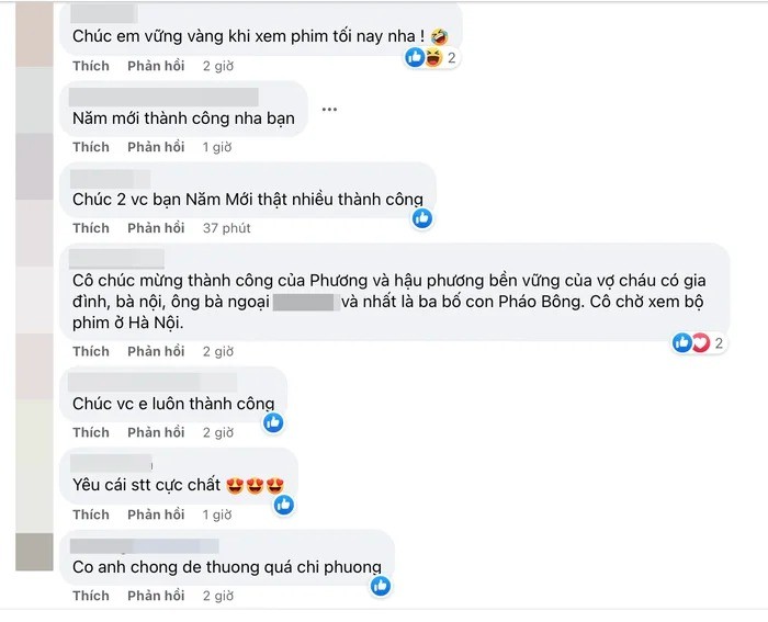 CDM bày tỏ sự ngưỡng mộ và chúc phúc đến vợ chồng Lê Phương - Trung Kiên (Ảnh: Chụp màn hình) CDM bày tỏ sự ngưỡng mộ và chúc phúc đến vợ chồng Lê Phương - Trung Kiên (Ảnh: Chụp màn hình)