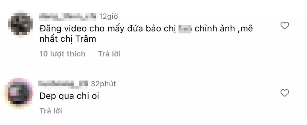 CDM để lại bình luận khi xem loạt ảnh nóng bỏng của Thiều Bảo Trâm (Ảnh: Chụp màn hình)