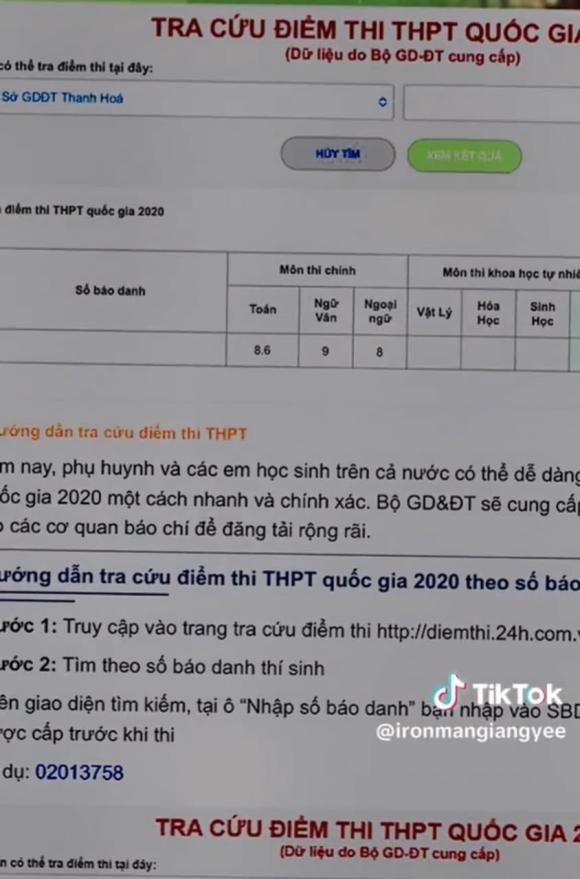 Bảng điểm của Á hậu Phương Nhi (Ảnh: Chụp màn hình) Bảng điểm của Á hậu Phương Nhi (Ảnh: Chụp màn hình)