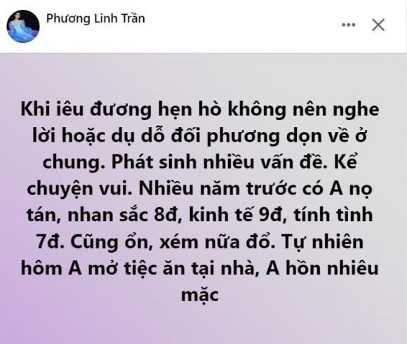 Ca sĩ Phương Linh từng si mê 1 chàng trai nhưng quyết định rời xa vì lý do này 3 Ca sĩ Phương Linh từng si mê 1 chàng trai nhưng quyết định rời xa vì lý do này 3