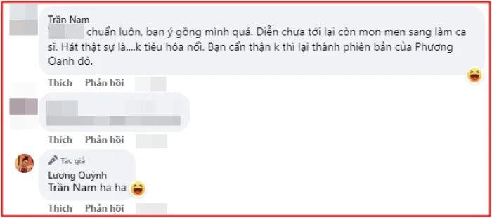 Phản ứng của Quỳnh Lương trước lời khuyên tránh trở thành phiên bản của Phương Oanh 2