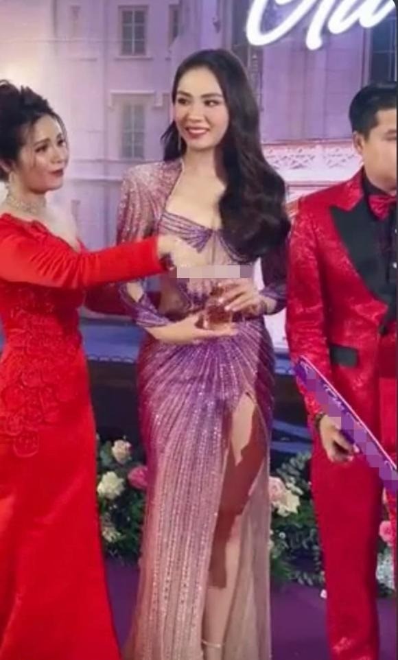 Diện mạo của Hoa hậu Mai Phương khiến nhiều người chú ý (Ảnh: Chụp màn hình)