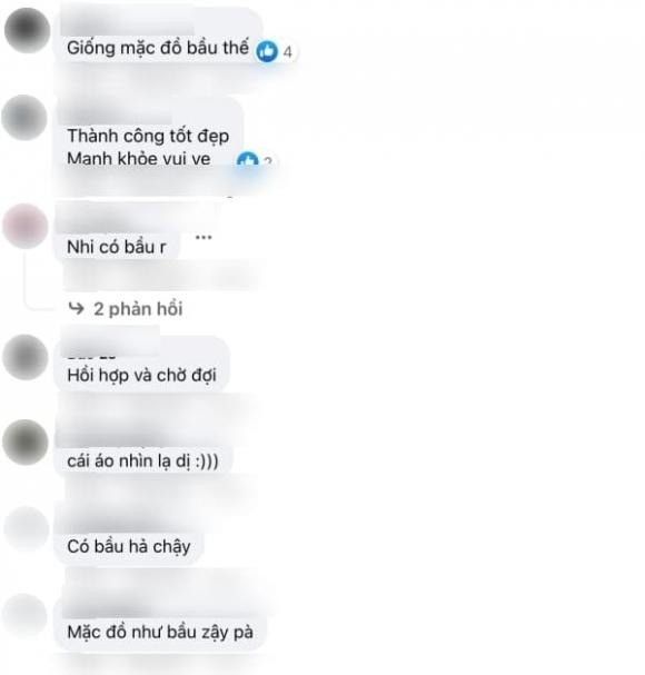 CDM để lại bình luận và nghi vấn Diệu Nhi đang mang bầu (Ảnh: Chụp màn hình)