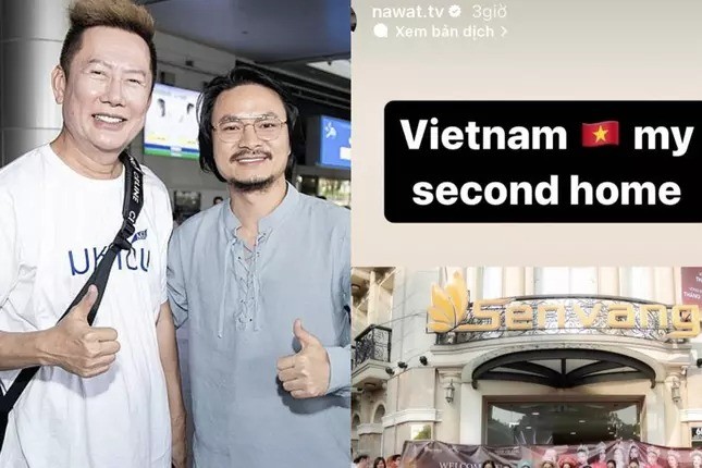 Ông Nawat gọi Việt Nam là ngôi nhà thứ 2 (Ảnh: Chụp màn hình) Ông Nawat gọi Việt Nam là ngôi nhà thứ 2 (Ảnh: Chụp màn hình)