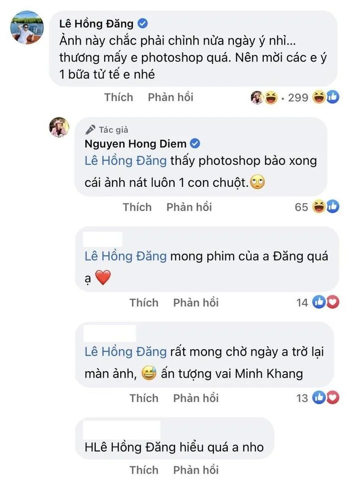 Phản ứng của Hồng Diễm khi bị Hồng Đăng bóc trần chuyện chỉnh ảnh sống ảo - Ảnh 1 Phản ứng của Hồng Diễm khi bị Hồng Đăng bóc trần chuyện chỉnh ảnh sống ảo - Ảnh 1