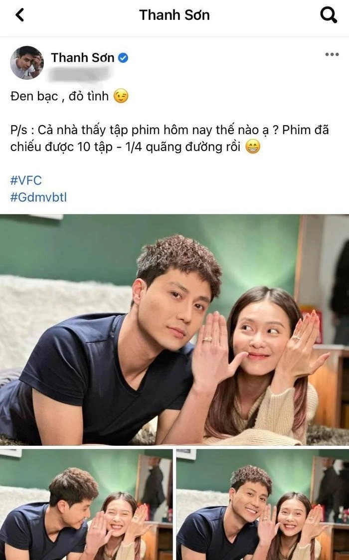 Thanh Sơn công khai thể hiện tình cảm với Khả Ngân 2 Thanh Sơn công khai thể hiện tình cảm với Khả Ngân 2