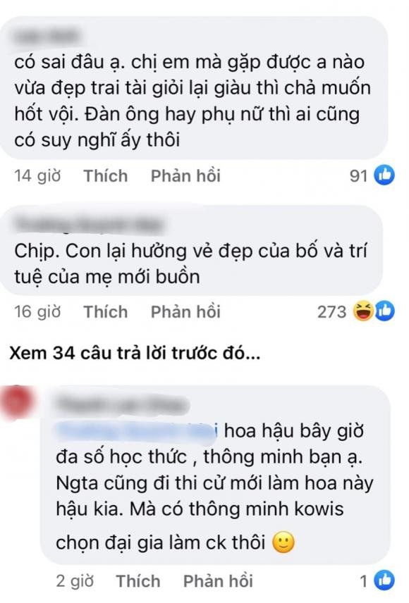 Netizen tranh cãi trước phát ngôn chân dài cặp đại gia của Lương Thùy Linh 3 Netizen tranh cãi trước phát ngôn chân dài cặp đại gia của Lương Thùy Linh 3