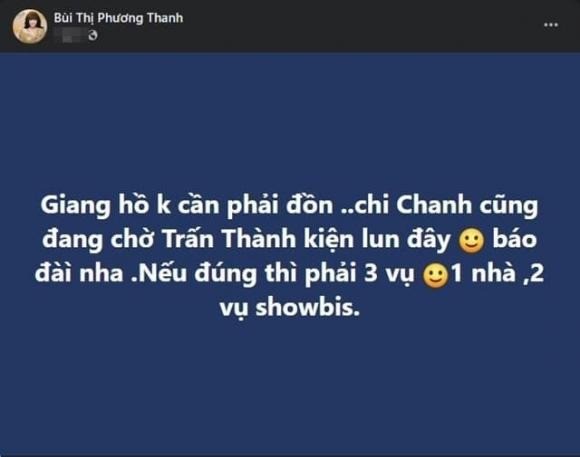 Bài đăng của Phương Thanh khiến dân tình xôn xao (Ảnh: Chụp màn hình) Bài đăng của Phương Thanh khiến dân tình xôn xao (Ảnh: Chụp màn hình)