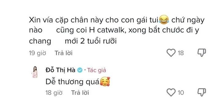 Màn tương tác của Đỗ Thị Hà với fan (Ảnh: Chụp màn hình) Màn tương tác của Đỗ Thị Hà với fan (Ảnh: Chụp màn hình)