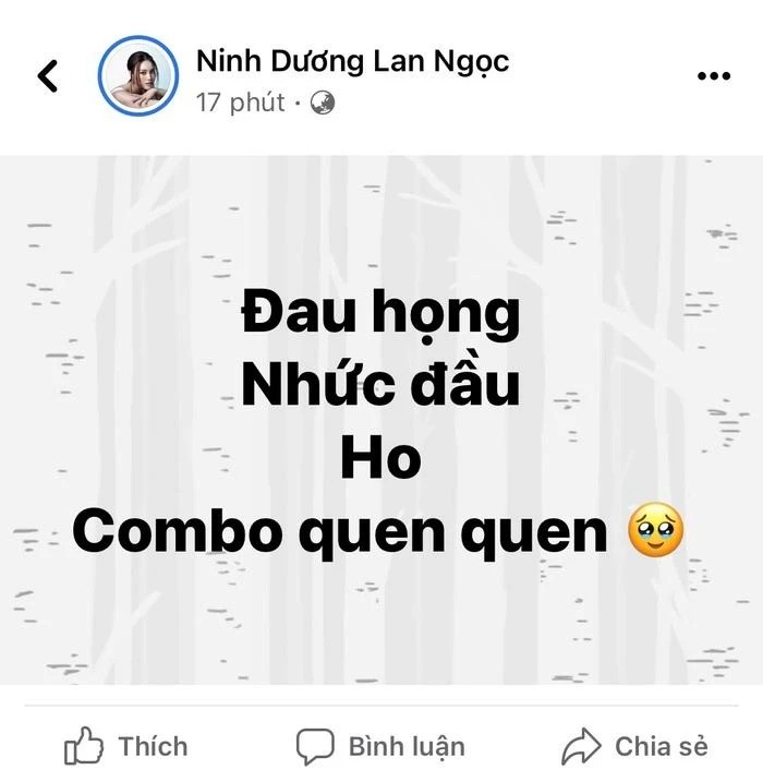 Diễn viên Lan Ngọc gây chú ý khi tiết lộ về tình hình sức khỏe hiện tại 1 Diễn viên Lan Ngọc gây chú ý khi tiết lộ về tình hình sức khỏe hiện tại 1