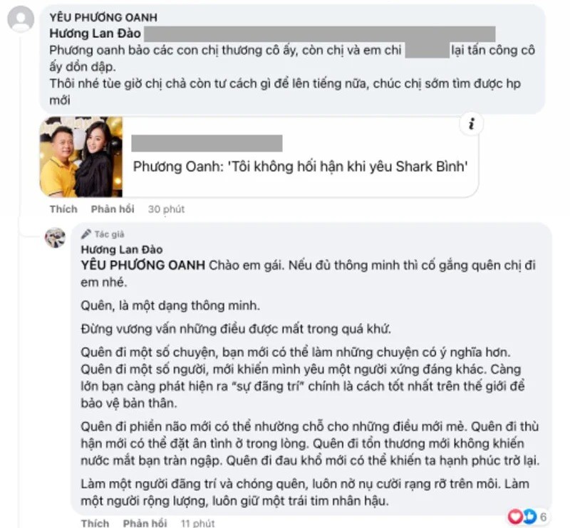 Động thái 'đáp trả' của doanh nhân Đào Lan Hương khiến nhiều người chú ý (Ảnh: Chụp màn hình) Động thái 'đáp trả' của doanh nhân Đào Lan Hương khiến nhiều người chú ý (Ảnh: Chụp màn hình)
