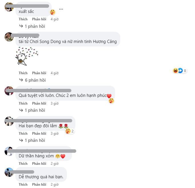 Nhiều bạn bè, đồng nghiệp và khán giả đã gửi những lời chúc mừng hạnh phúc đến vợ chồng Lê Âu Ngân Anh (Ảnh: FBNV) Nhiều bạn bè, đồng nghiệp và khán giả đã gửi những lời chúc mừng hạnh phúc đến vợ chồng Lê Âu Ngân Anh (Ảnh: FBNV)