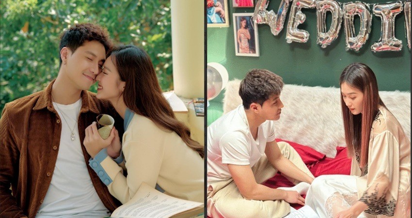 Khả Ngân tung khoảnh khắc hậu trường đóng phim 'Gia đình mình vui bất thình lình' với Thanh Sơn - Ảnh 2