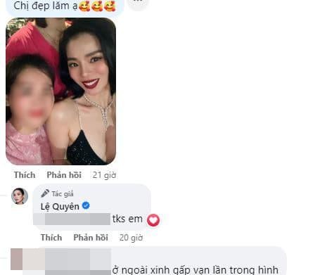Khán giả dành lời khen cho nhan sắc của Lệ Quyên khi có dịp gặp gỡ (Ảnh: Chụp màn hình) Khán giả dành lời khen cho nhan sắc của Lệ Quyên khi có dịp gặp gỡ (Ảnh: Chụp màn hình)