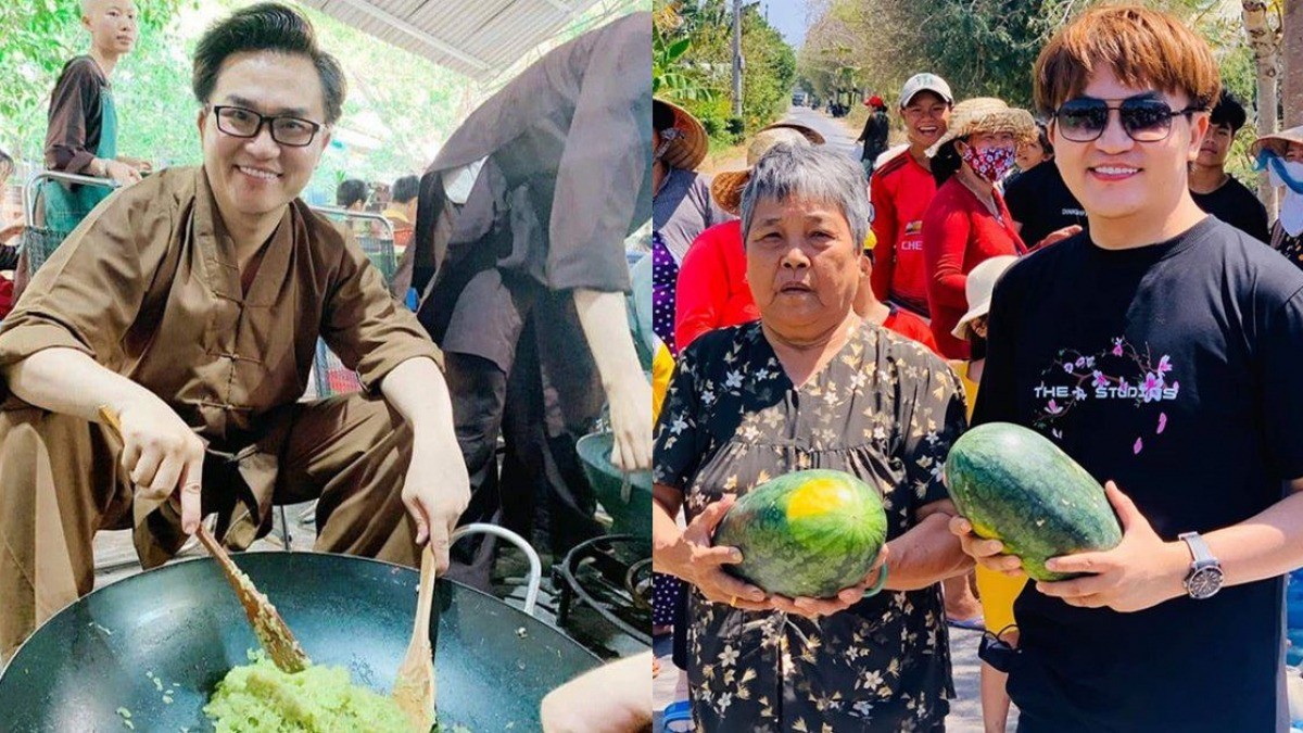 MC Đại Nghĩa rất tích cực trong việc làm từ thiện (Ảnh: Internet)