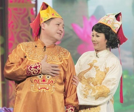 NSND Minh Hằng đóng với Chí Trung trong 'Táo quân' (Ảnh: NSX) NSND Minh Hằng đóng với Chí Trung trong 'Táo quân' (Ảnh: NSX)