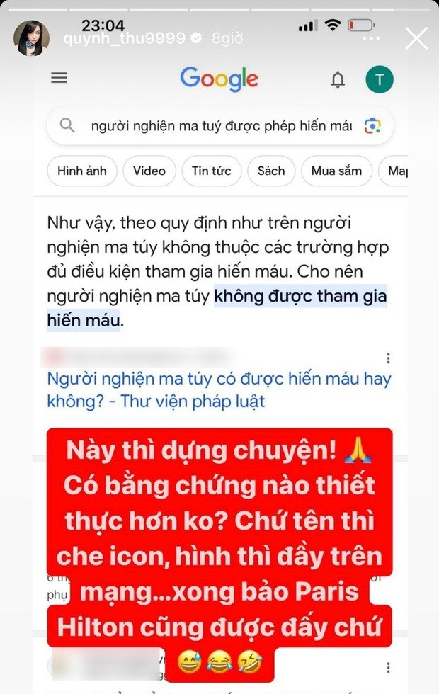 Quỳnh Thư đăng đàn ẩn ý giữa lúc bị Diệp Lâm Anh 'tố' - Ảnh 1 Quỳnh Thư đăng đàn ẩn ý giữa lúc bị Diệp Lâm Anh 'tố' - Ảnh 1