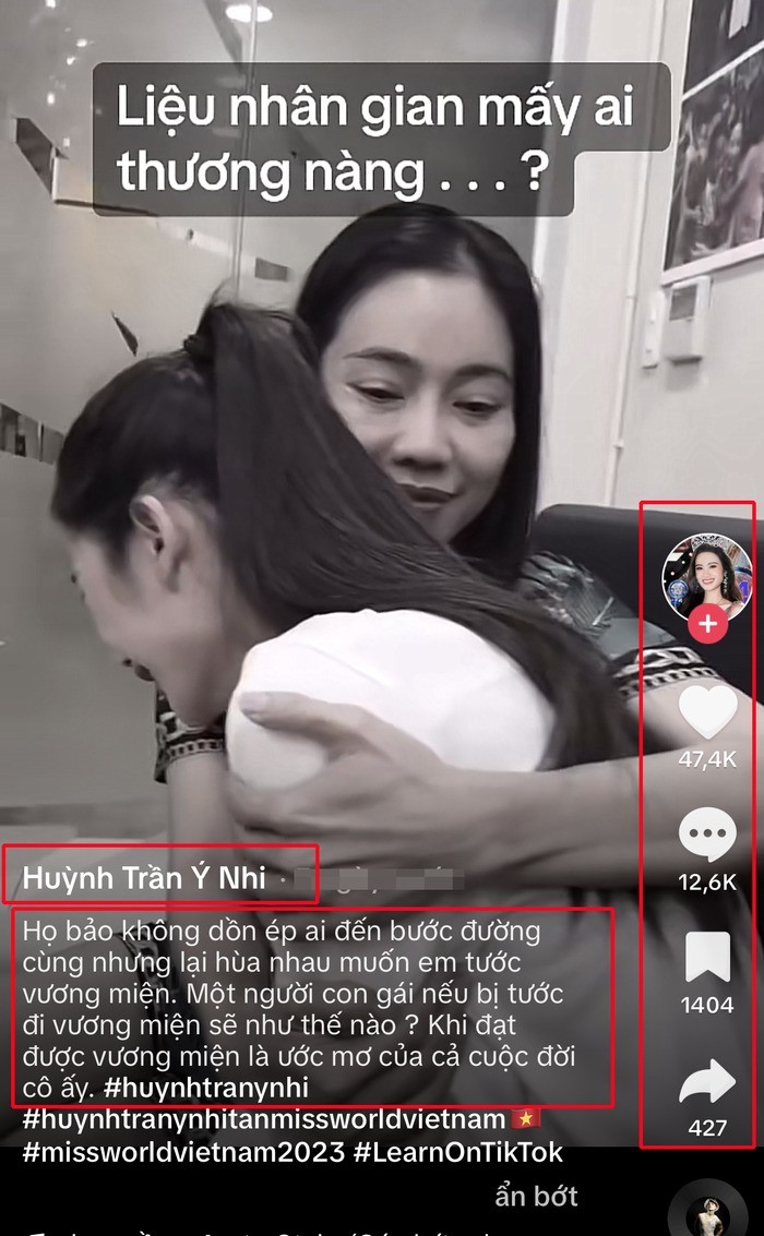 Loạt tài khoản giả mạo Tiktok Hoa hậu Ý Nhi và lên tiếng khiến nhiều cư dân mạng bất bình. Ảnh: Chụp màn hình Loạt tài khoản giả mạo Tiktok Hoa hậu Ý Nhi và lên tiếng khiến nhiều cư dân mạng bất bình. Ảnh: Chụp màn hình